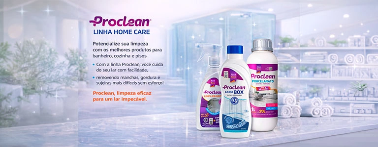 Linha home care Proclean.